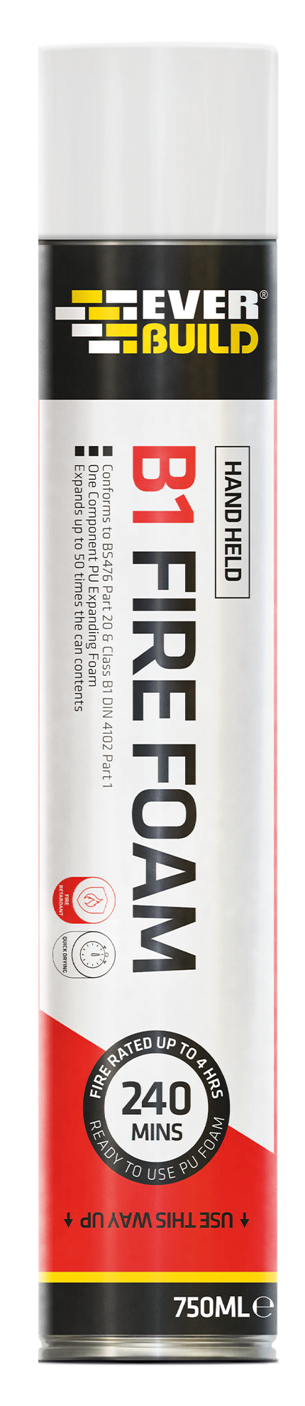 B1 Fire Foam - Hand Held 750ml
