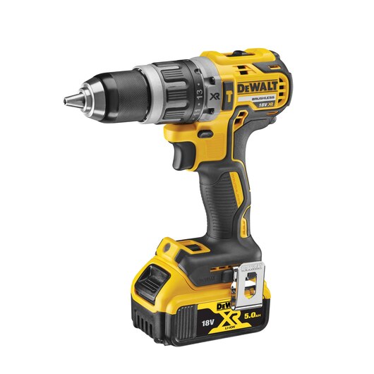 Dewalt DCD796P1-GB 18V XR Brushless Hammer Drill Driver - 1 X 5Ah
