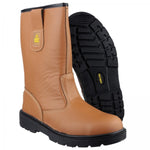 Amblers FS124 Safety Rigger Work Boots Tan