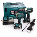 Makita DLX2145TJ 18v LXT DHP458 Combi Drill & DTD152 Impact Driver c/w 2 x 5.0AH