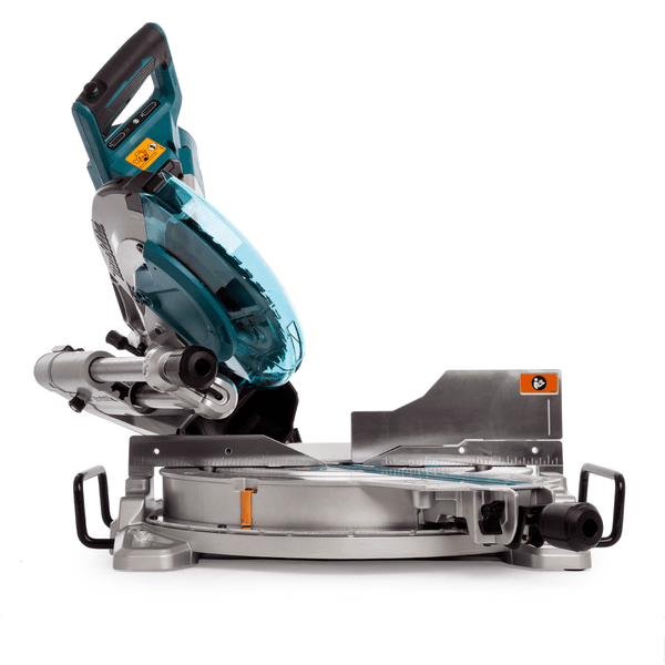 Makita 18V X2 36V LXT Brushless 10 In. Dual-Bevel Sliding Compound Miter Saw Kit 5 0ah With Folding Miter Saw Stand Xsl06pt Wst06