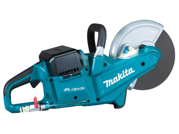 Makita DCE090ZX1 18vX2 230mm BL Disc Cutter Bare Unit + FREE P-54047 Water Bottle